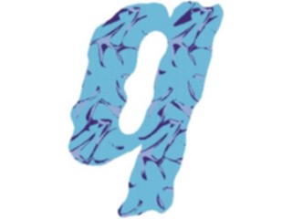 Sticker Custom Preview Image #003015 Alphabets General Crinkle Crinkle Italic Q2