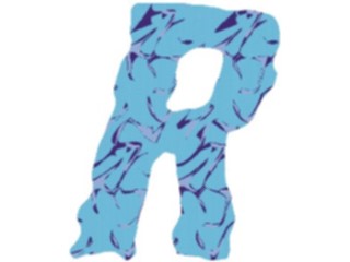 Sticker Custom Preview Image #003016 Alphabets General Crinkle Crinkle Italic R1