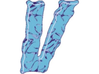 Sticker Custom Preview Image #003025 Alphabets General Crinkle Crinkle Italic V1