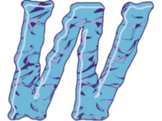 Sticker Custom Preview Image #003027 Alphabets General Crinkle Crinkle Italic W1