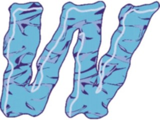 Sticker Custom Preview Image #003028 Alphabets General Crinkle Crinkle Italic W2