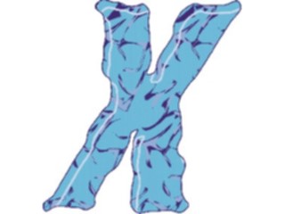 Sticker Custom Preview Image #003029 Alphabets General Crinkle Crinkle Italic X1
