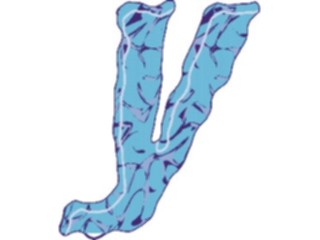 Sticker Custom Preview Image #003032 Alphabets General Crinkle Crinkle Italic Y2