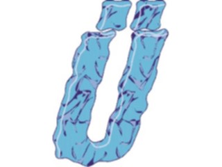Sticker Custom Preview Image #003039 Alphabets General Crinkle Crinkle Italic U1
