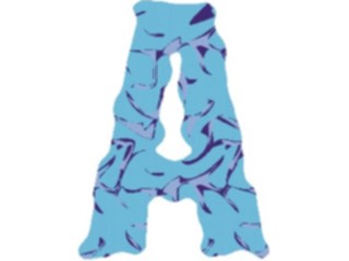 Sticker Custom Preview Image #003053 Alphabets General Crinkle Crinkle Normal A1