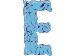 Sticker Custom Preview Image #003061 Alphabets General Crinkle Crinkle Normal E1