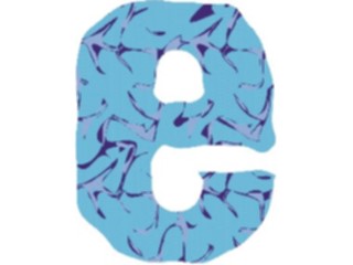Sticker Custom Preview Image #003062 Alphabets General Crinkle Crinkle Normal E2