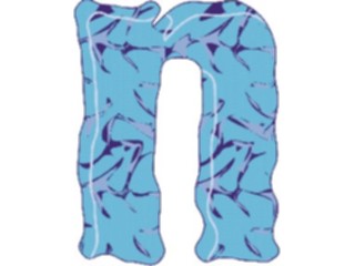 Sticker Custom Preview Image #003080 Alphabets General Crinkle Crinkle Normal N2