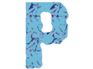 Sticker Custom Preview Image #003083 Alphabets General Crinkle Crinkle Normal P1