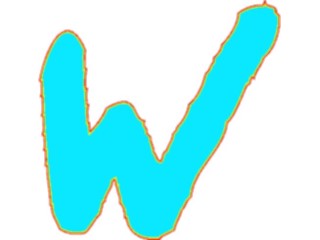Sticker Custom Preview Image #004160 Alphabets General Glow Glow Extended W1