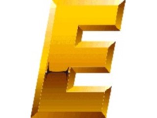 Sticker Custom Preview Image #004504 Alphabets General Gold Gold Italic E