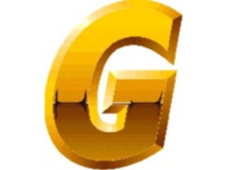 Sticker Custom Preview Image #004506 Alphabets General Gold Gold Italic G