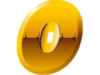 Sticker Custom Preview Image #004514 Alphabets General Gold Gold Italic O