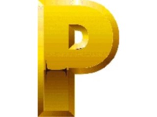 Sticker Custom Preview Image #004602 Alphabets General Gold Gold Normal P