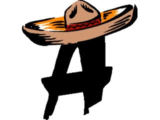 Sticker Custom Preview Image #004767 Alphabets General Hat Dance Hat Dance A