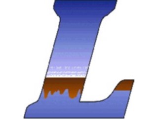 Sticker Custom Preview Image #005139 Alphabets General Horizon Horizon Italic L1