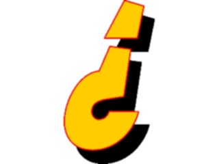 Sticker Custom Preview Image #005911 Alphabets General Loony Loony Italic Punc21