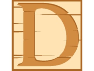 Sticker Custom Preview Image #006070 Alphabets General Lumber Lumber D