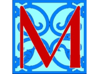 Sticker Custom Preview Image #006784 Alphabets General Ornate Ornate M