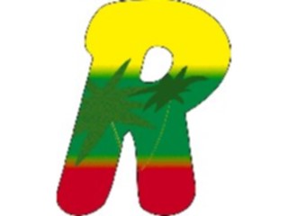 Sticker Custom Preview Image #007025 Alphabets General Paradise Paradise Italic R