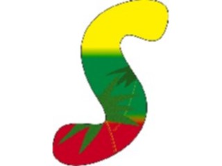 Sticker Custom Preview Image #007026 Alphabets General Paradise Paradise Italic S