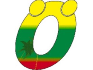 Sticker Custom Preview Image #007038 Alphabets General Paradise Paradise Italic O