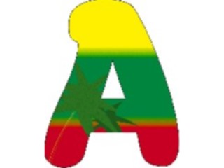 Sticker Custom Preview Image #007053 Alphabets General Paradise Paradise Normal A