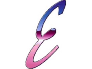 Sticker Custom Preview Image #007589 Alphabets General Reflection Reflect Italic E1