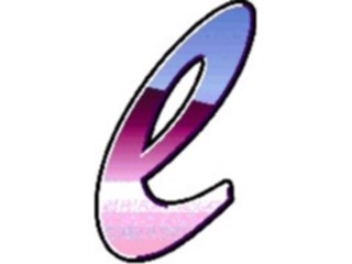 Sticker Custom Preview Image #007590 Alphabets General Reflection Reflect Italic E2