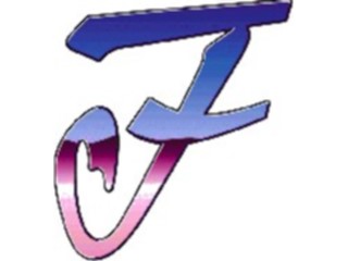 Sticker Custom Preview Image #007591 Alphabets General Reflection Reflect Italic F1