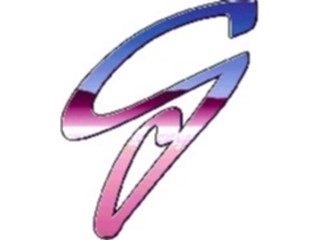 Sticker Custom Preview Image #007593 Alphabets General Reflection Reflect Italic G1