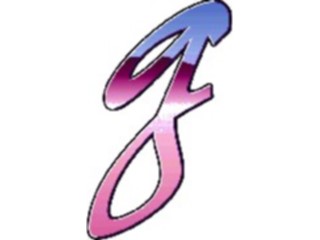 Sticker Custom Preview Image #007594 Alphabets General Reflection Reflect Italic G2