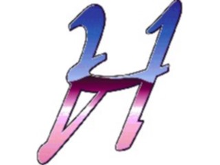 Sticker Custom Preview Image #007595 Alphabets General Reflection Reflect Italic H1