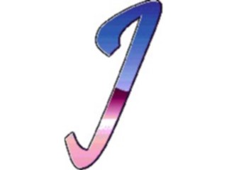 Sticker Custom Preview Image #007597 Alphabets General Reflection Reflect Italic I1
