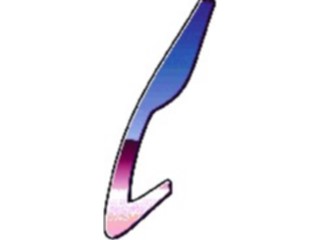 Sticker Custom Preview Image #007604 Alphabets General Reflection Reflect Italic L2