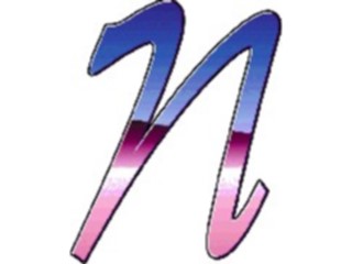 Sticker Custom Preview Image #007607 Alphabets General Reflection Reflect Italic N1