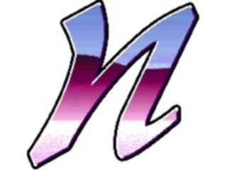 Sticker Custom Preview Image #007608 Alphabets General Reflection Reflect Italic N2