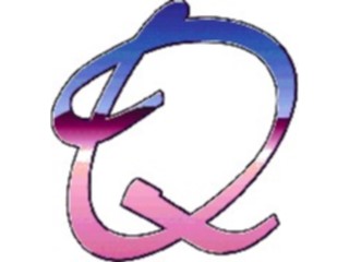 Sticker Custom Preview Image #007624 Alphabets General Reflection Reflect Italic Q1