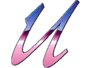 Sticker Custom Preview Image #007633 Alphabets General Reflection Reflect Italic U1