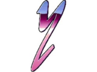 Sticker Custom Preview Image #007642 Alphabets General Reflection Reflect Italic Y2