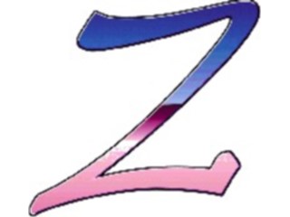 Sticker Custom Preview Image #007643 Alphabets General Reflection Reflect Italic Z1