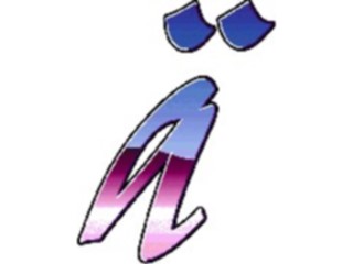 Sticker Custom Preview Image #007646 Alphabets General Reflection Reflect Italic A2