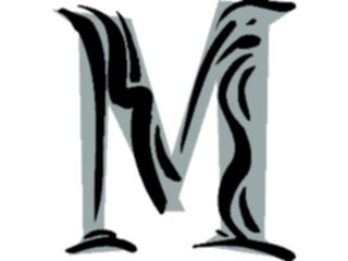 Sticker Custom Preview Image #008805 Alphabets General Sketchy Sketchy M