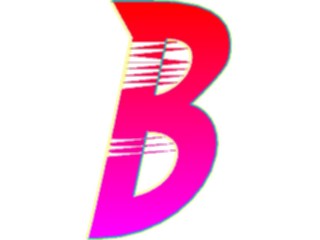 Sticker Custom Preview Image #009494 Alphabets General Sleek Sleek Italic B