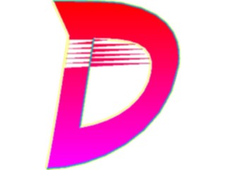 Sticker Custom Preview Image #009496 Alphabets General Sleek Sleek Italic D