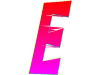 Sticker Custom Preview Image #009497 Alphabets General Sleek Sleek Italic E