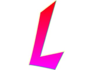 Sticker Custom Preview Image #009504 Alphabets General Sleek Sleek Italic L