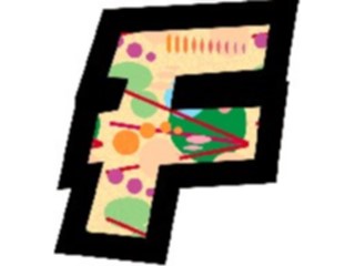Sticker Custom Preview Image #010317 Alphabets General Solar Solar Italic F1