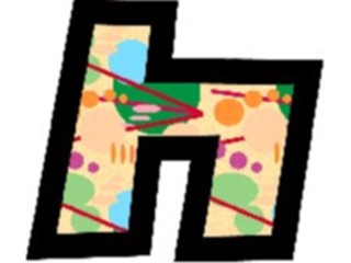Sticker Custom Preview Image #010323 Alphabets General Solar Solar Italic H2