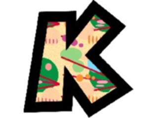 Sticker Custom Preview Image #010328 Alphabets General Solar Solar Italic K1